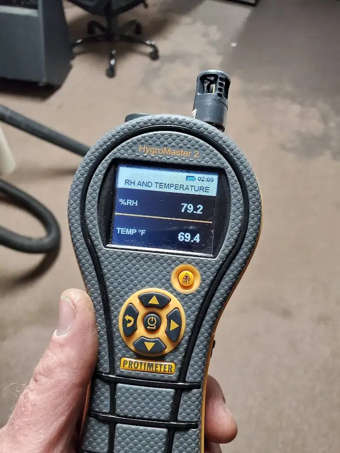 Moisture meter humidity assessment for Mold Remediation & Removal in Great Neck Plaza